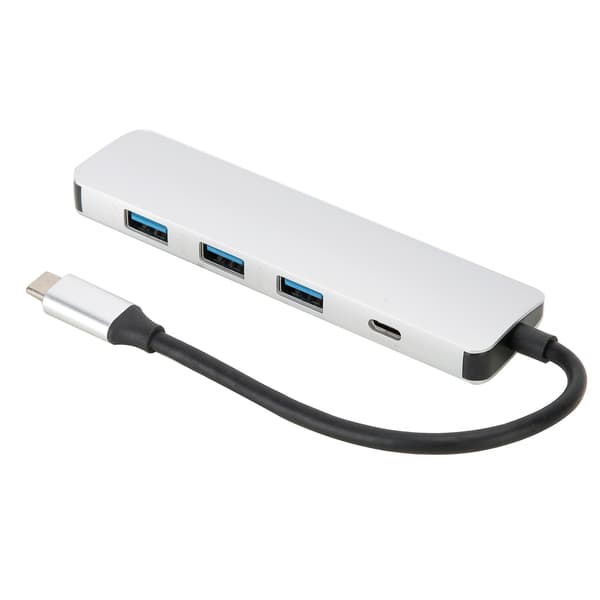 5 i 1 utökad extern HUB USB 3.0/ PD 3.0/ HDMI-adapter Typ-C Silver Converter