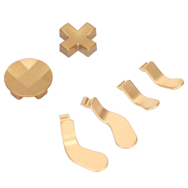 4 stk. Trigger Paddles og 2 utskiftbare D-Pads i rustfritt stål, reservedeler for Xbox One Elite Series 2