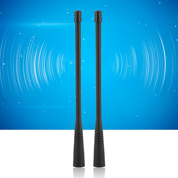2PCS Bärbar UHF Handhållen Walkie Talkie Tvåvägsradioantenn för Yaesu/Vertex