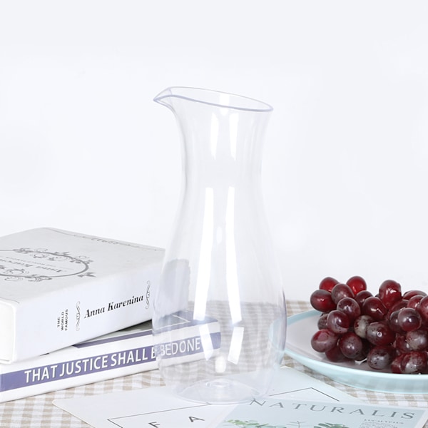 Akryl Transparent Juiceflaska Vatten Dryck Behållare Karaff för Bar Hem Wine 1100cc