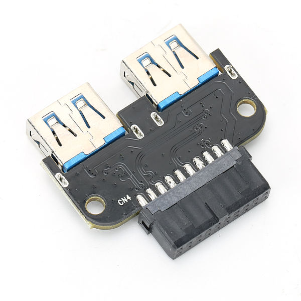 Inbyggt USB3.0 till USB Hon 19PIN / 20PIN till USB Hon USB Förlängningsadapter