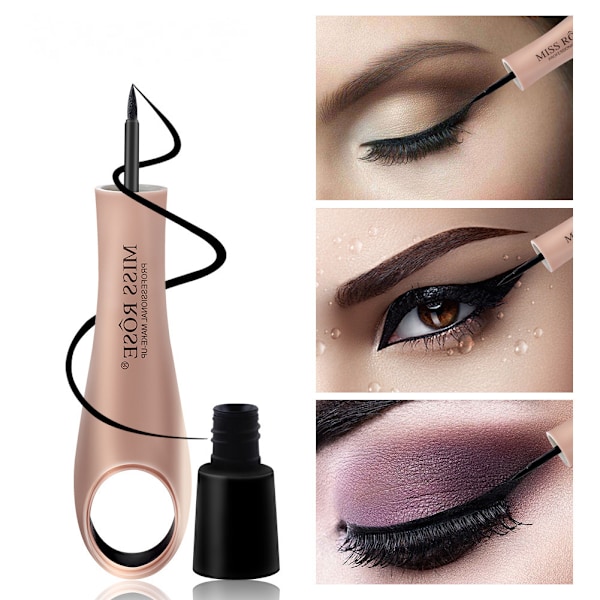 Vedenpitävä nestemäinen eyeliner, tarkka mikro-eyeliner-kynä, nopeasti kuivuva, pitkäkestoinen meikki, eyelinerit