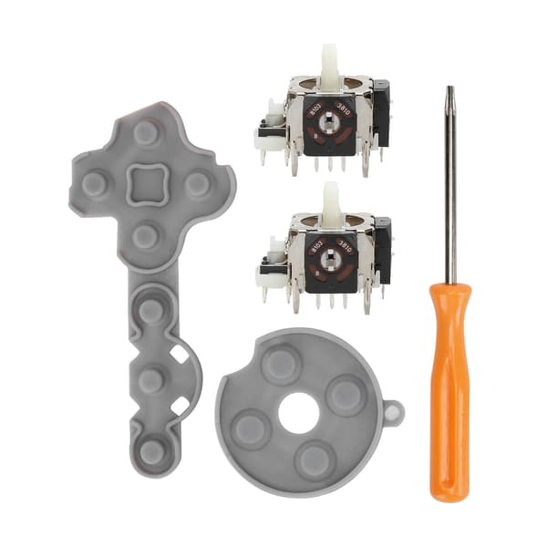 1 sæt ledende silikone gummipude og vippe kompatibel med XBOX 360 controller