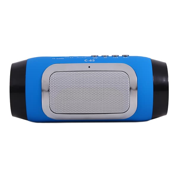 Mini trådløs stereo Bluetooth-højttaler bærbar til iPhone Tablet PC opladelig ny blå