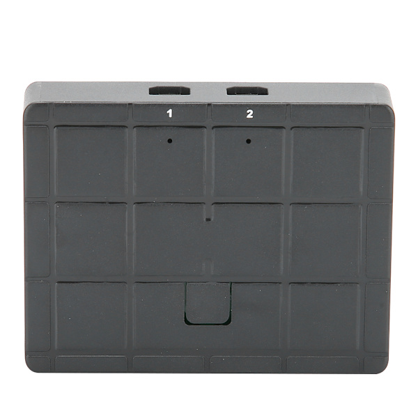 USB-delingsswitch 2 i 1 ud manuel switch hub-adapter til pc-scanner-printer