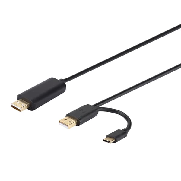 Højhastigheds USB-kopilinje Han til Han Dataoverførselskabel Gratis Drev