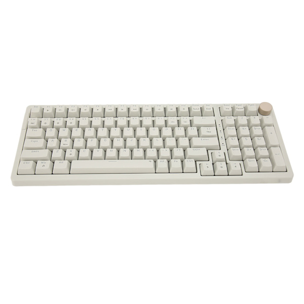 Mekanisk tastatur N Key Rollover Hot Swappable 20 lyseffekter Rød bryter USB kablet tastatur