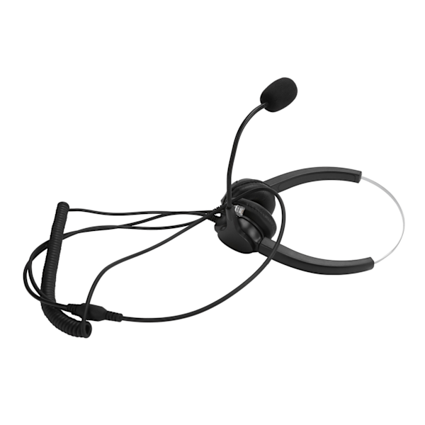 Telefonheadset med snabbkopplingskabel för hem och callcenter kontorstelefon