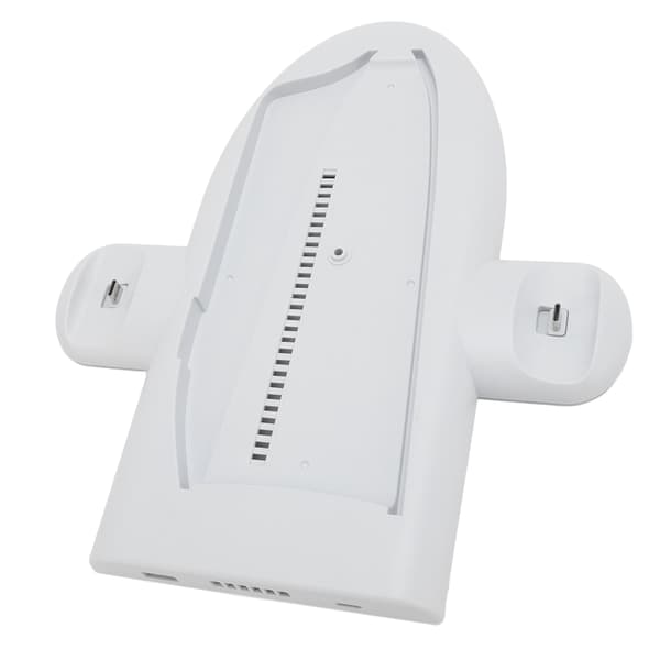 Professionel effektiv dobbelt slots spilcontroller kølestation til PS5 Slim konsol til PS5 controller med RGB lys