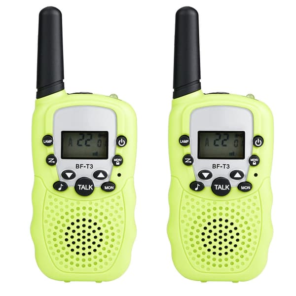2 stk. kommunikationstransceiver UHF462-467MHz LCD-transceiver med lommelygte