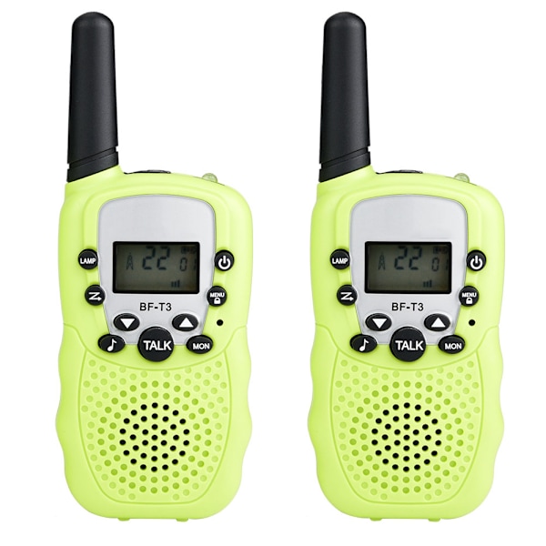 2PCS Communication Transceiver UHF462-467MHz LCD Transceiver with Flashlight