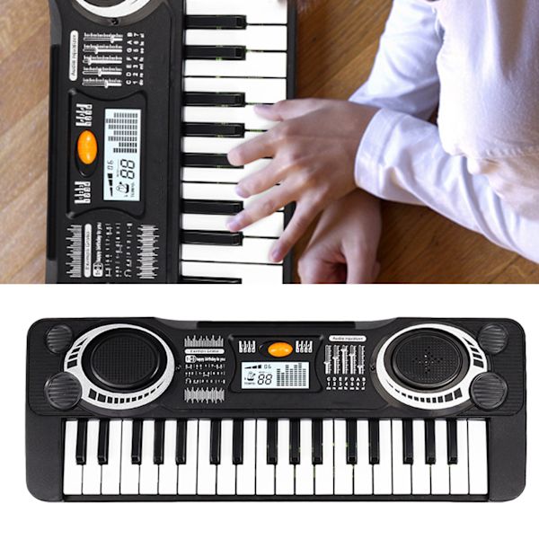 Børns keyboard klaver 37 tangenter elektronisk digital musik pædagogisk legetøj til drenge piger
