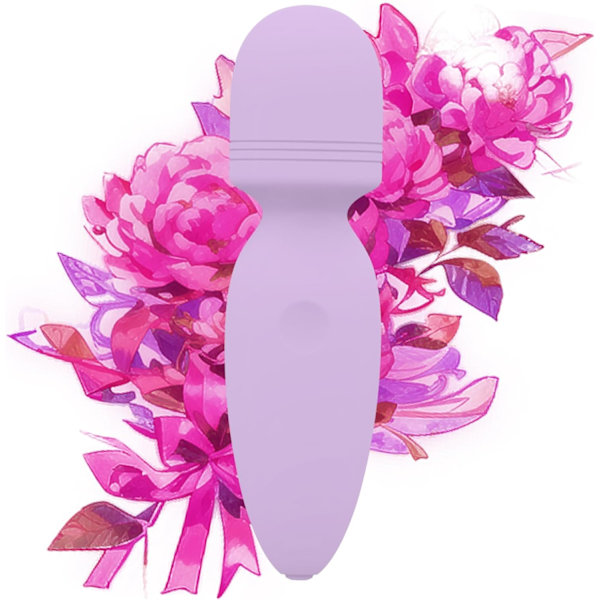 Rygmuskelafslappere - Mini - Genopladelig - 10 tilstande - til nakke - fod - arm - fuld kropsmuskelafspænding 4,35 * 1,18 tommer Light Purple