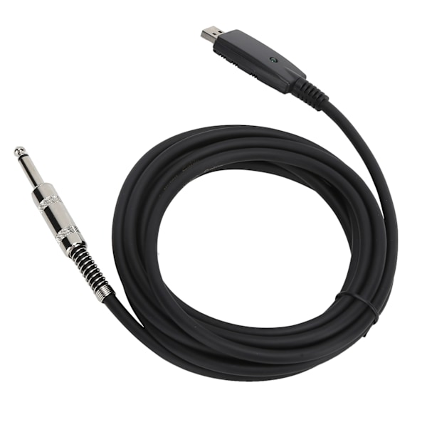 JORINDO JD6222 3 M USB hann til 6,35 mm hann gitarledning USB gitar kabel lydtilkoblingsadapterkabel