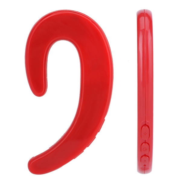 Støjreducerende Bone Conduction Bluetooth-hovedtelefoner 2-3 timers afspilning Earhook-øretelefoner - Rød