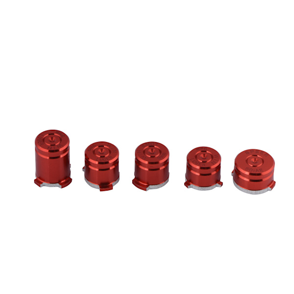 Knappe i kugleform A B X Y Aluminium 9mm knapper i kugleform til XBOX ONE-controller - Rød