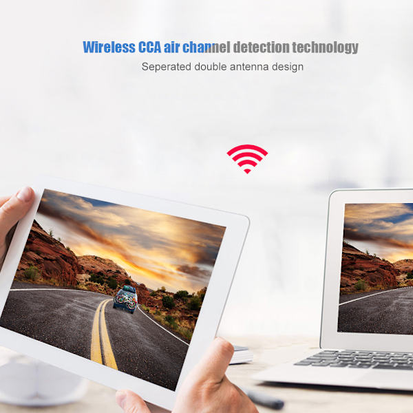W77-RTL8192EU Trådlös Nätverksadapter 300Mbps USB WIFI Adapter med 5dBi Dubbelantenn