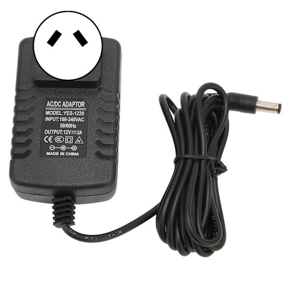 12V 1A Strømadapter Isolerende Egenskab Anti Interferens Overspændingsbeskyttelse Strømforsyning Adapter 100‑240VAU Stik