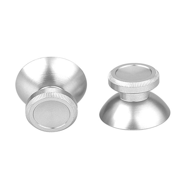 2 st spelkontroll ersättning drivs mini metallknapplock för PS4/ XBOX ONE silver
