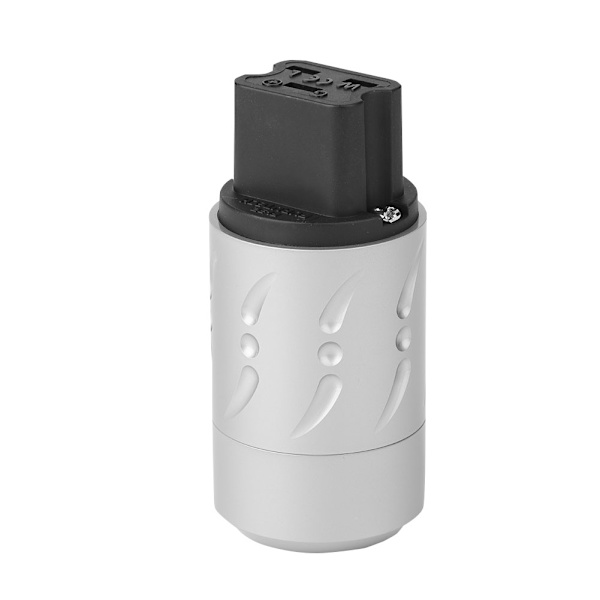 VIBORG VF521S Sølvbelagt Aluminium Skal Ren Kobber Strømstik IEC Stik 100 - 250V