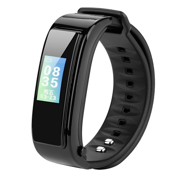 Bluetooth Smart Watch IY3 - Opkaldsskærm, Pulsmåler og Blodtryksmonitor - Sort