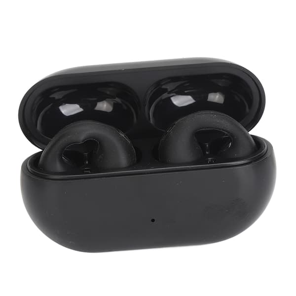 Klips på Bluetooth-ørepropper Støyreduserende Stereo Øreklips Benledning Øretelefoner for IOS for Android Svart