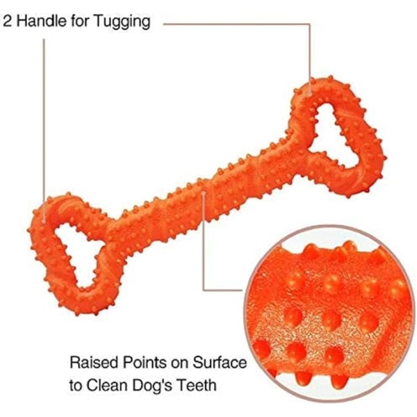 Koiranlelu aggressiivisille pureskelijoille, kestävä koiranlelu hampaiden vaihtoon energisille koirille Keskikokoisille koirille (sininen)