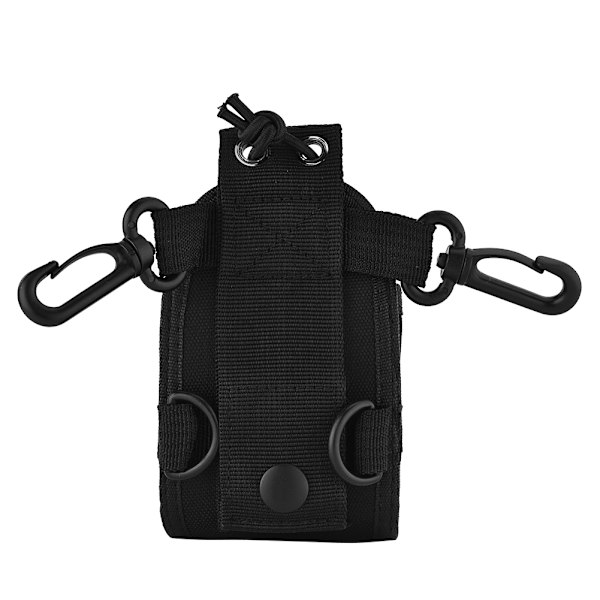 2PCS Universal Protective Adjustable Radio Walkie Talkie Case Holder Bag Black