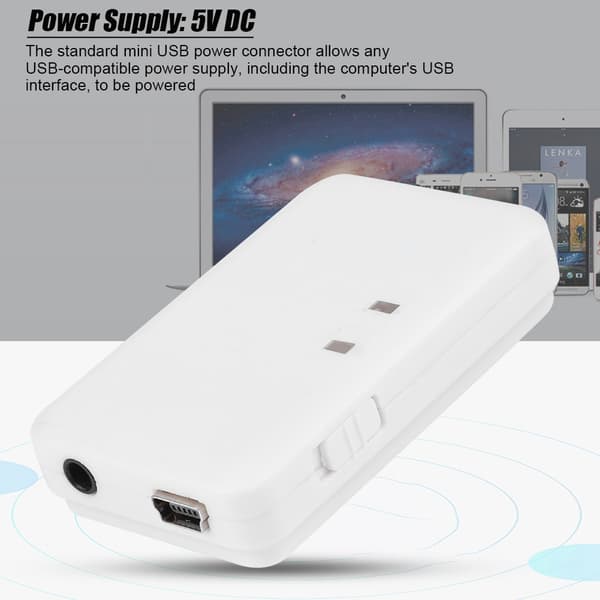 3,5 mm Bluetooth-mottaker Trådløs USB-drevet lydmusikadapter for MID/iPhone/iPad PC