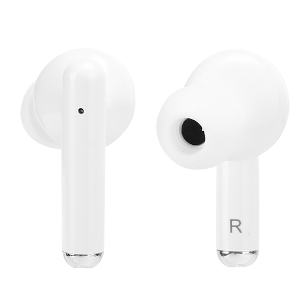 T06 Bluetooth 5.0 -kuulokemikrofoni, latauskotelo, True Wireless -kuulokkeet, puolet korvassa urheilukuulokkeet, valkoinen ja musta