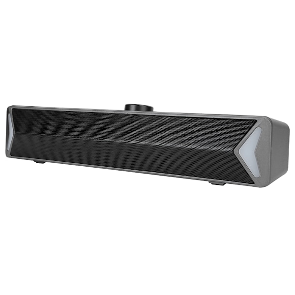 SADA Hjemme skrivebord Mini Subwoofer Uavhengig roterende volumknapp Høytaler D6Silver