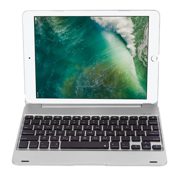 34H arbeids Bluetooth-tastatur automatisk søvn trådløst Bluetooth-tastatur for iPad Pro 9.7/Air2-sølv