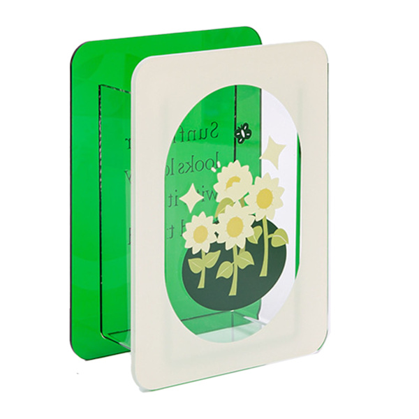 Akryl Blomster Vase Moderne Buket Holder Klar Plante Blomsterbeholder Æstetisk Værelse Dekoration Solsikke Type 2
