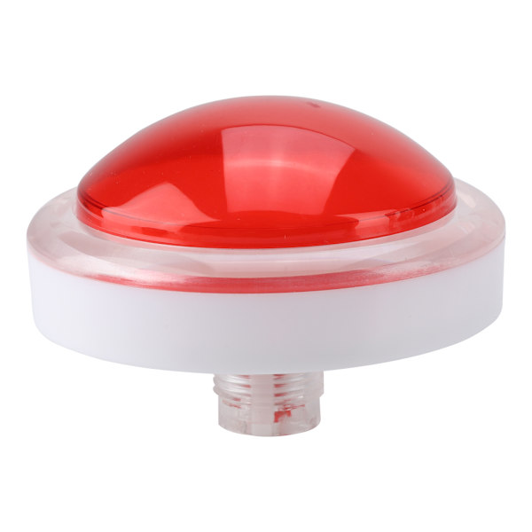 100mm kupera painike pelilaitteeseen ilman juoksua ilman LED-valoa punainen