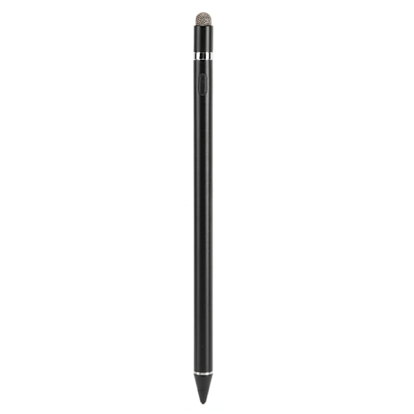 Stylus Pen Sort til IOS/Android Universal 2-i-1 Aktiv Kapacitiv Touch Pen WYH0002