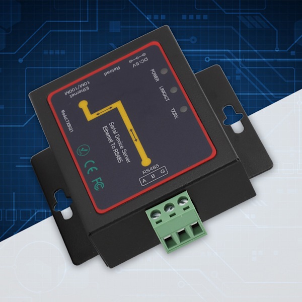 RJ45 til RS485 Single Serial Server med kraftfulde chips Smart Loop-overvågning