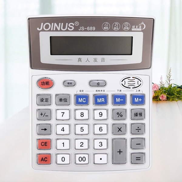 JS-689 Håndholdt multifunktionel bærbar elektronisk lommeregner skolekontor