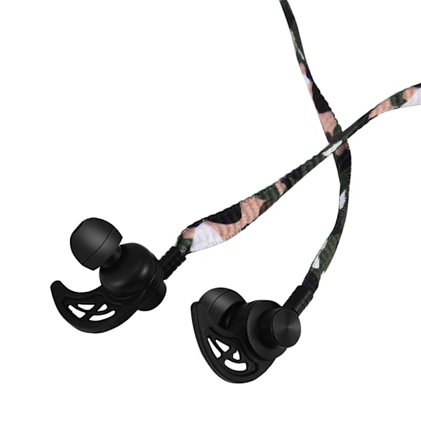 3,5 mm flettet stereo kablet headset hovedtelefon med mikrofon til Samsung Galaxy sort