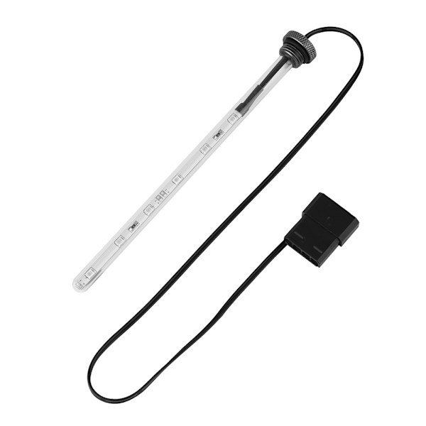 17cm DIY Computer Vandkøling Tank Lys Virus Reservoir LED Lampe Belysning(Blå)