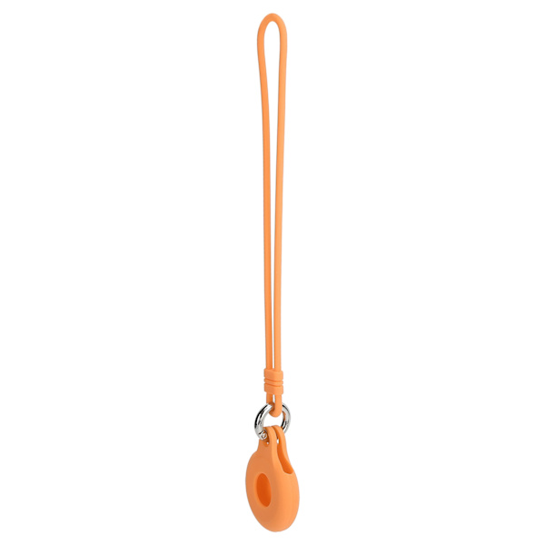Rund typ AntiLost silikonhylsa skal skyddande fodral för IOS Locator (orange)
