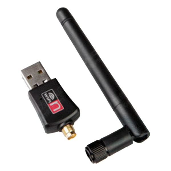 USB trådlöst kort bärbar antenn med hög förstärkning WiFi-dongel med dubbla band 2,4 GHz 400 Mbps 5 GHz 867 Mbps för hemmet