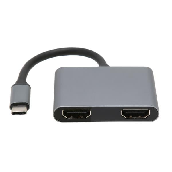 Type C til dobbelt HD Multimedia Interface-adapter 4K 60hz til OS Tablet Pro Air 2020 2019 2018 til Dell XPS 13 15