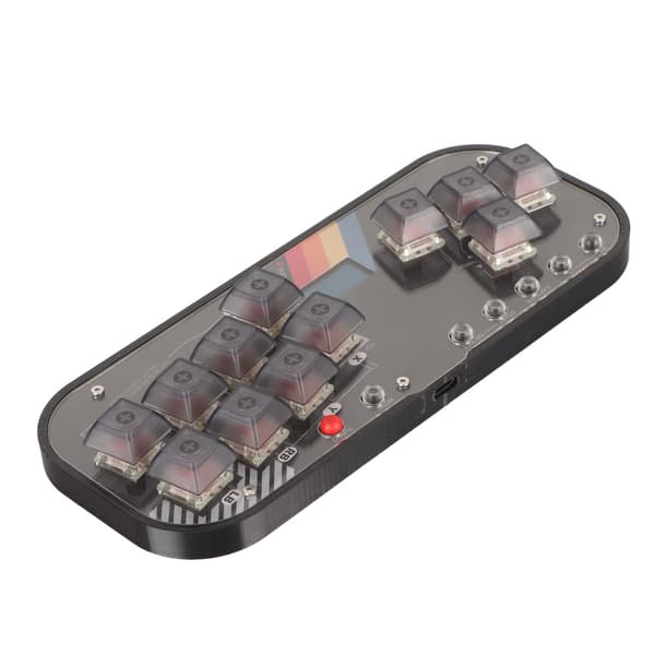 Fighting Box Keyboard för Hitbox Mini Fighting Game Controller för SOCD Arcade Fight Stick för Mixbox Mekanisk Switch-knapp
