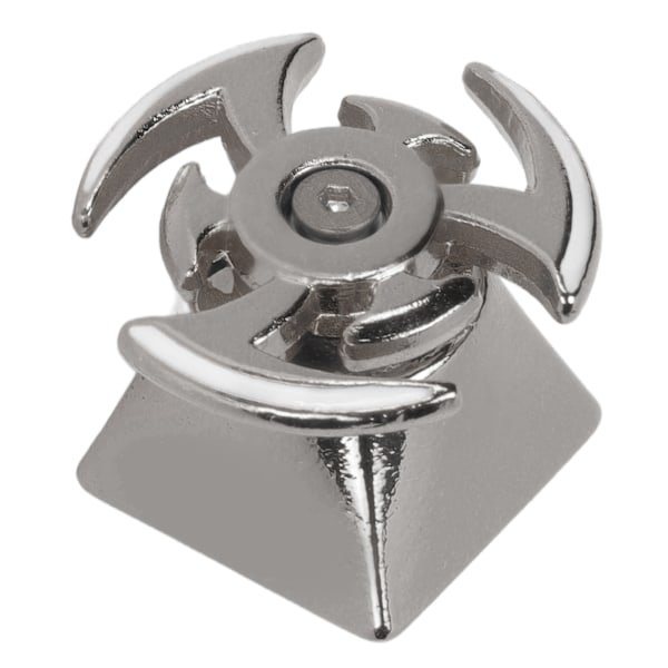 Roterande tangentknapp Roterande metalltoppform Ergonomisk design DIY Anpassad tangentknapp för mekaniska tangentbord Grå