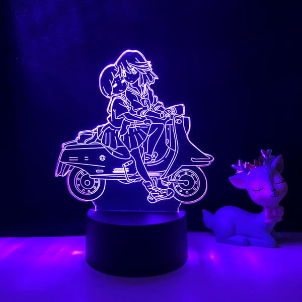 Kill La Kill LED nattlys for soverom dekor gave nattlys anime 3D lampe Kill La Kill