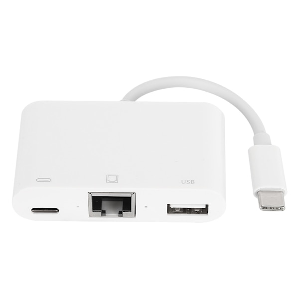 NK‑107TC Typ‑C-adapterkonverter Extern nätverkskort RJ45 100M Internet USB-headset
