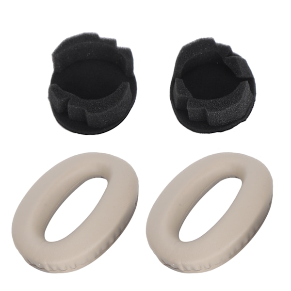 Utbytbara hörlurskuddar i svamp med avstämningsbomull för Sony MDR‑1000X WH‑1000XM2-hörlurar, champagnefärgade