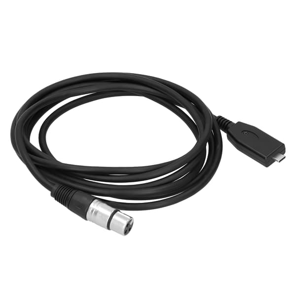 TYPEC til XLR Mikrofonkabel Audio Adapter Mikrofon Stikkabel Ledning(2m 6.6ft )