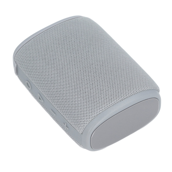 Bluetooth 5.0 -kaiutin, IPX7-vedenkestävä, 1000 mAh:n ladattava, stereokaiutin, kannettava langaton kaiutin matkoille, patikointiin, toimistoon, harmaa