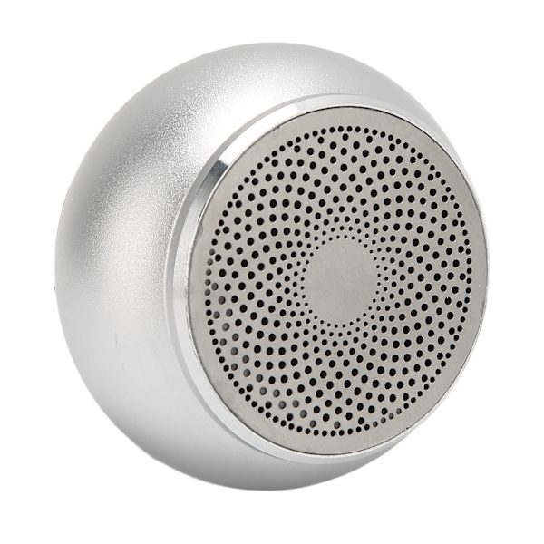 Bluetooth Liten Högtalare Enkel Design IP67 Vattentät Bärbar Trådlös Högtalare för Duschrum Cykel Bil Silver